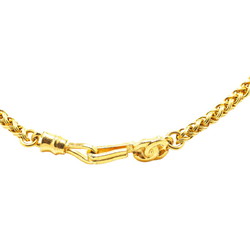 Chanel Coco Mark Long Necklace Gold Plated Women's CHANEL