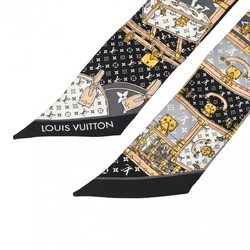 LOUIS VUITTON Louis Vuitton Bandeau BB Let's Go Black/White M76422 Women's 100% Silk Scarf Muffler