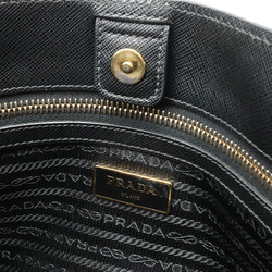 PRADA SAFFIANO LUX Handbag Tote Bag Leather NERO Black Purchased at an overseas boutique BN1874