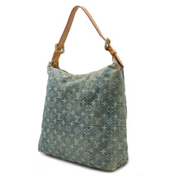 LOUIS VUITTON Louis Vuitton Monogram Denim Baggy GM Shoulder Bag Blue M95048