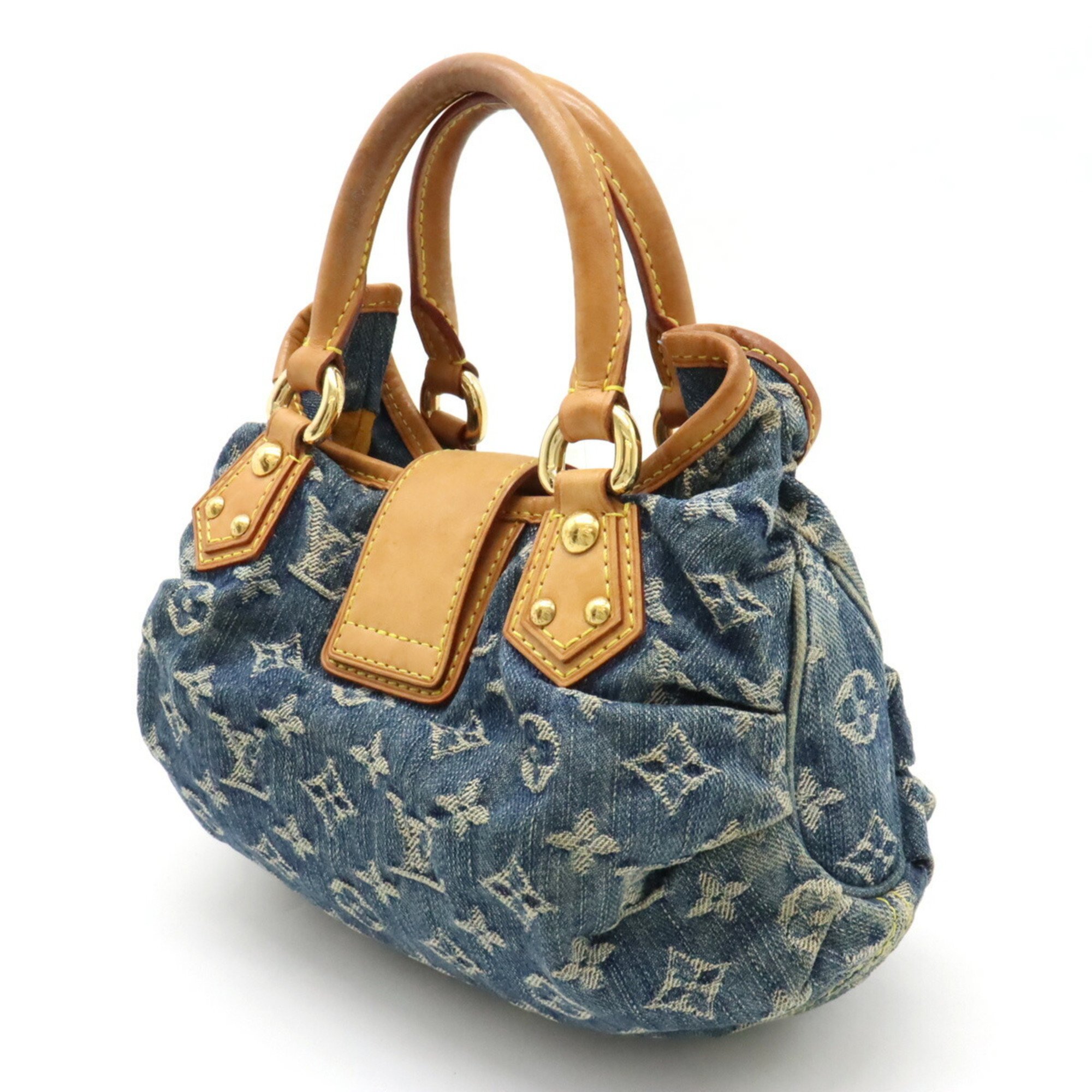 LOUIS VUITTON Louis Vuitton Monogram Denim Pretty Handbag Bag Blue M95020