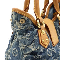 LOUIS VUITTON Louis Vuitton Monogram Denim Pretty Handbag Bag Blue M95020