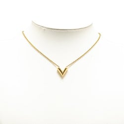 Louis Vuitton Essential V Necklace M61083 Gold Plated Women's LOUIS VUITTON