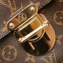 Louis Vuitton Monogram Manhattan PM Handbag M40026 Brown PVC Leather Women's LOUIS VUITTON