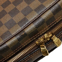 Louis Vuitton Damier Olaf PM Shoulder Bag N41442 Brown PVC Leather Women's LOUIS VUITTON