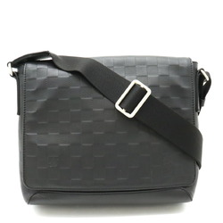 LOUIS VUITTON Damier Infini District PM Shoulder Bag Onyx Black N41033