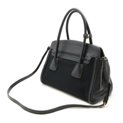 PRADA Prada Handbag Tote Bag Shoulder Canvas Leather NERO Black Purchased at a domestic boutique BN2595