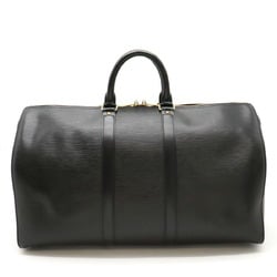 LOUIS VUITTON Louis Vuitton Epi Keepall 45 Boston Bag Travel Leather Noir Black M42972