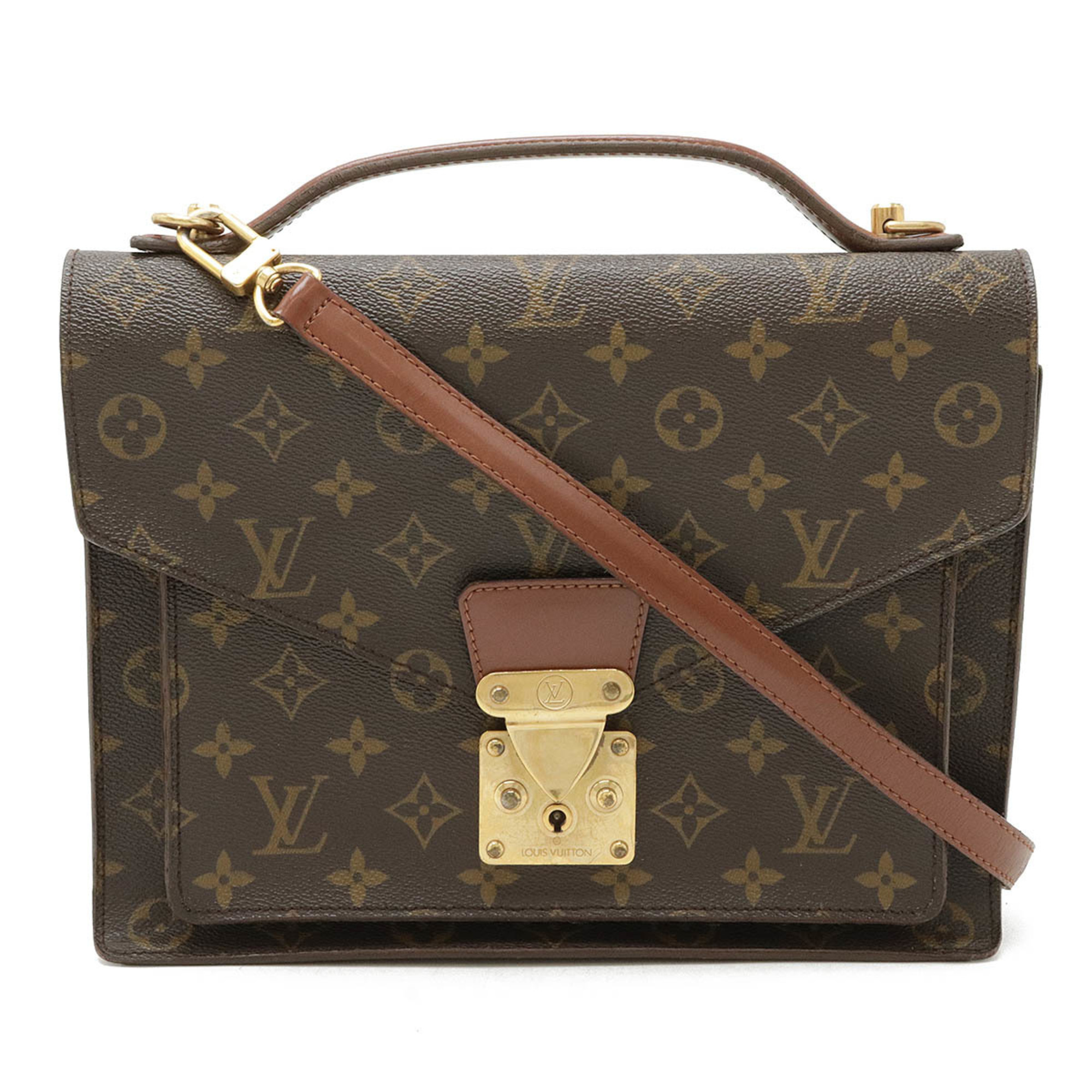 LOUIS VUITTON Louis Vuitton Monogram Montsouris 28 Second Bag Handbag Shoulder M51185