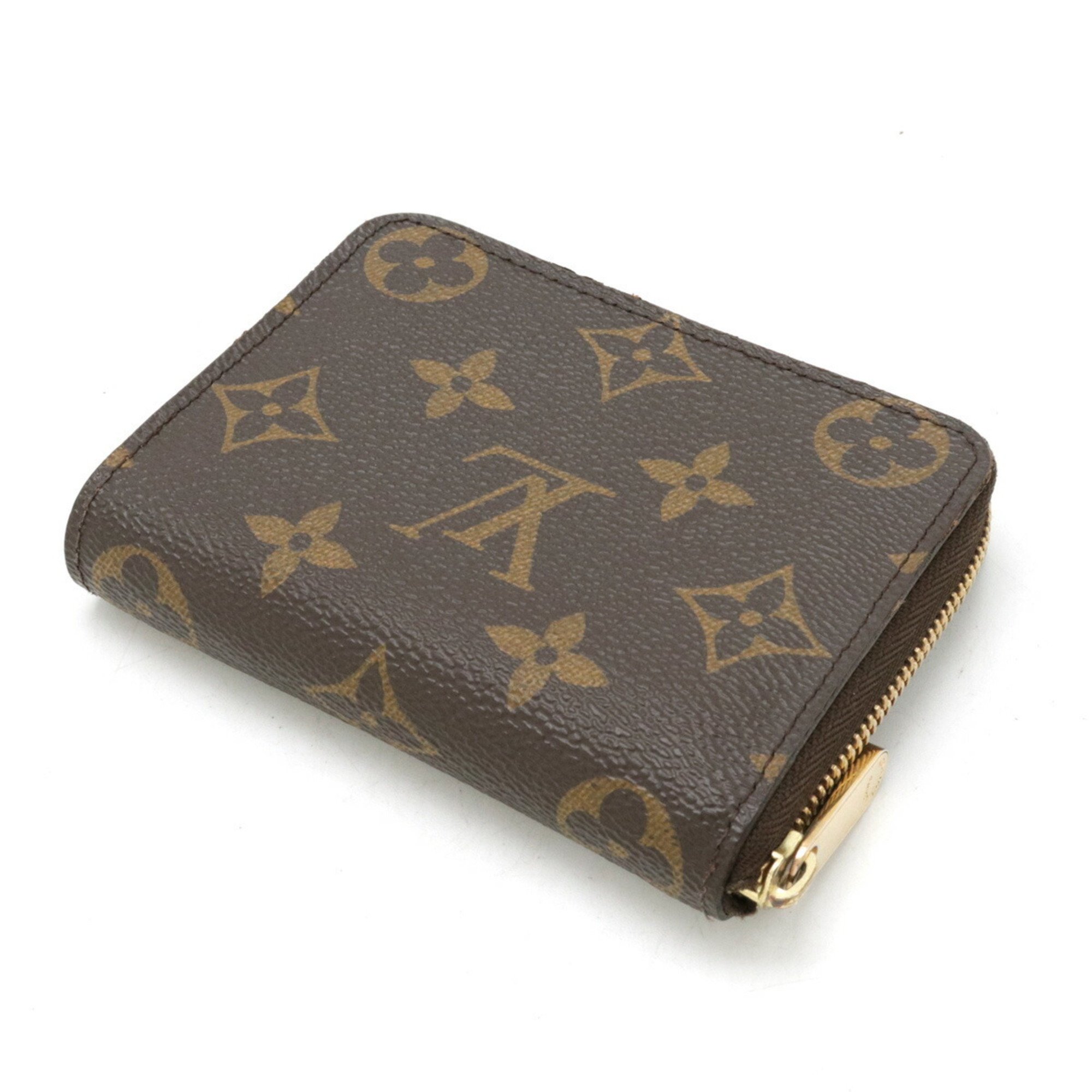 LOUIS VUITTON Louis Vuitton Monogram Zippy Coin Purse Round Case M60067