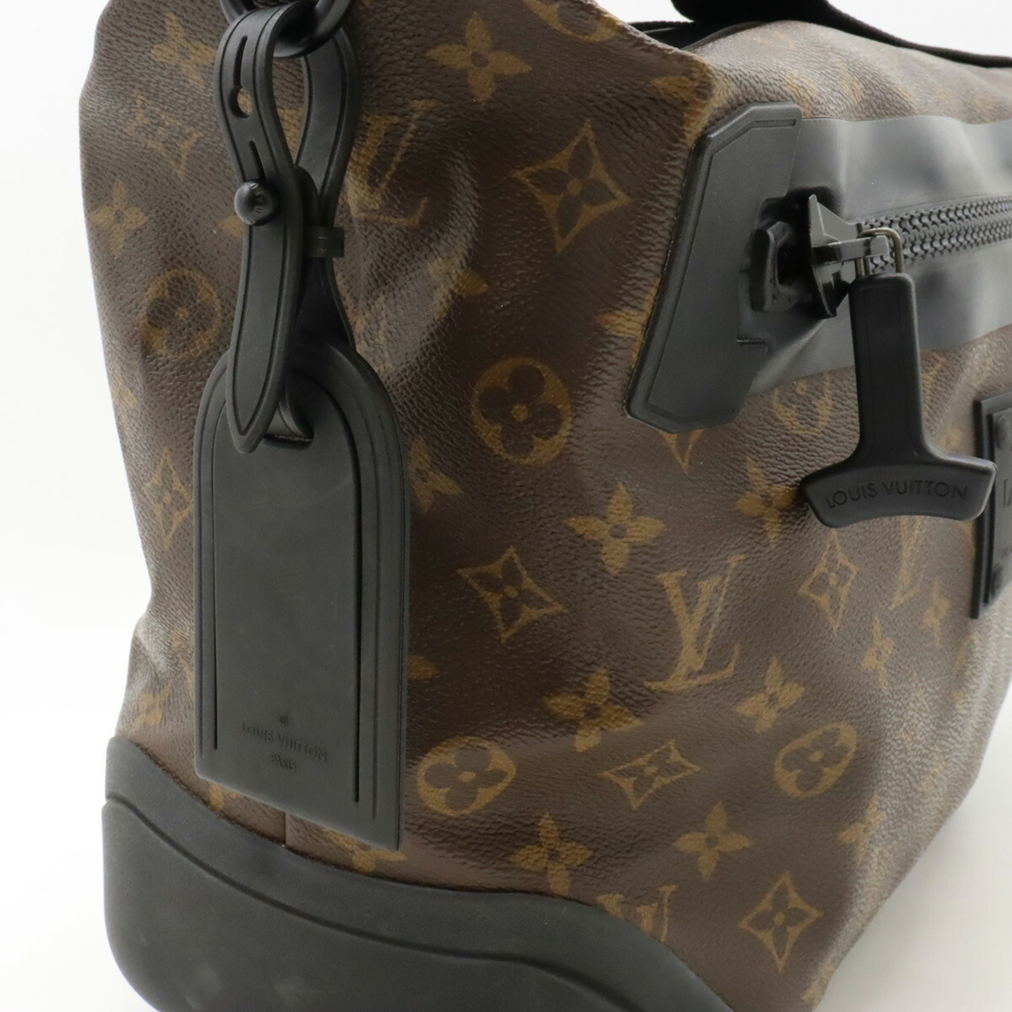 LOUIS VUITTON Louis Vuitton Monogram Waterproof Bag Shoulder Rubber Black M40399