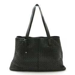 BOTTEGA VENETA Bottega Veneta Intrecciato Tote Bag Shoulder Leather Black