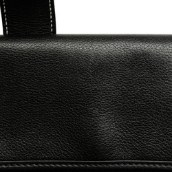 Hermes Jige PM Clutch Bag Black Box Calf Women's HERMES