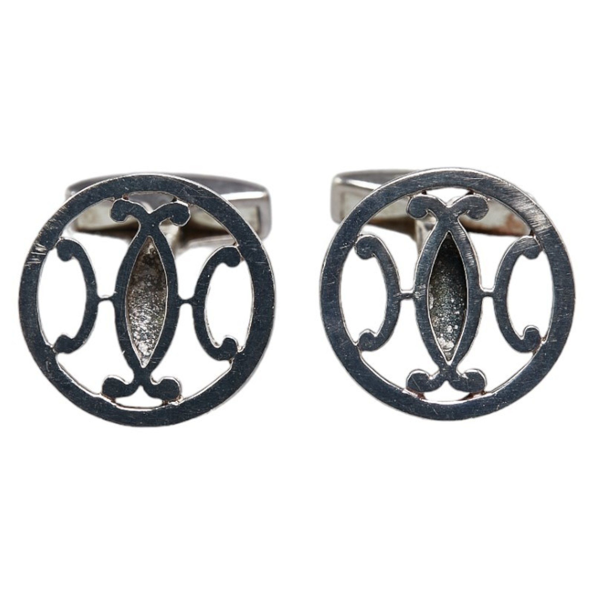 Hermes Cufflinks Silver Metal Women's HERMES