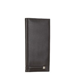 Salvatore Ferragamo Long Wallet Brown Leather Men's