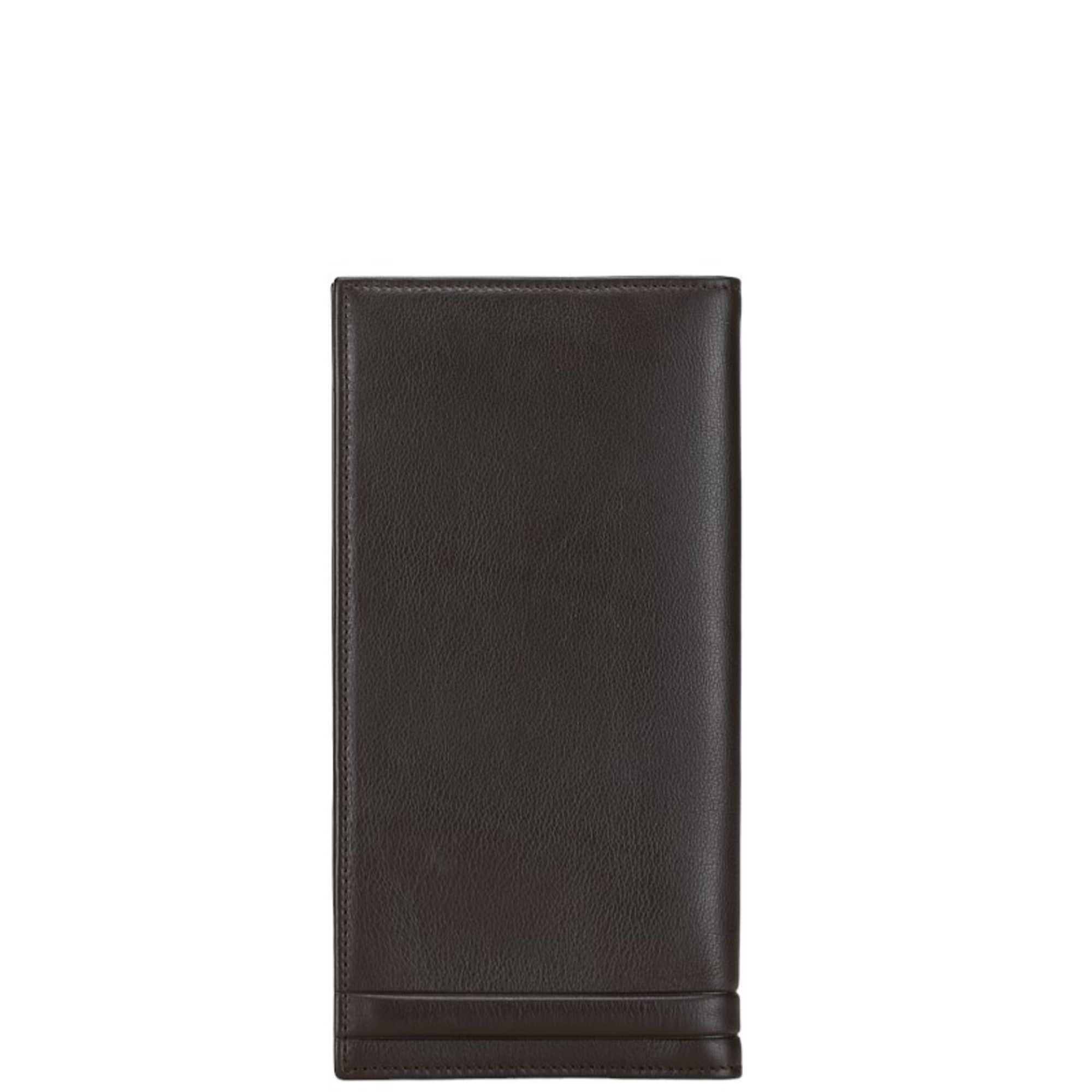 Salvatore Ferragamo Long Wallet Brown Leather Men's