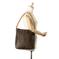 Louis Vuitton Monogram Looping GM Shoulder Bag Handbag M51145 Brown PVC Leather Women's LOUIS VUITTON