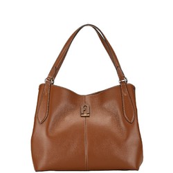 Furla Daphne Tote Bag Handbag Brown Leather Women's