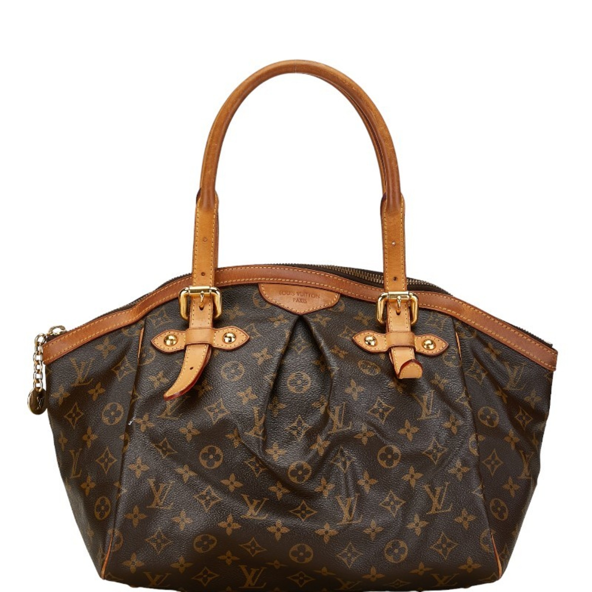 Louis Vuitton Monogram Tivoli GM Handbag M40144 Brown PVC Leather Women's LOUIS VUITTON