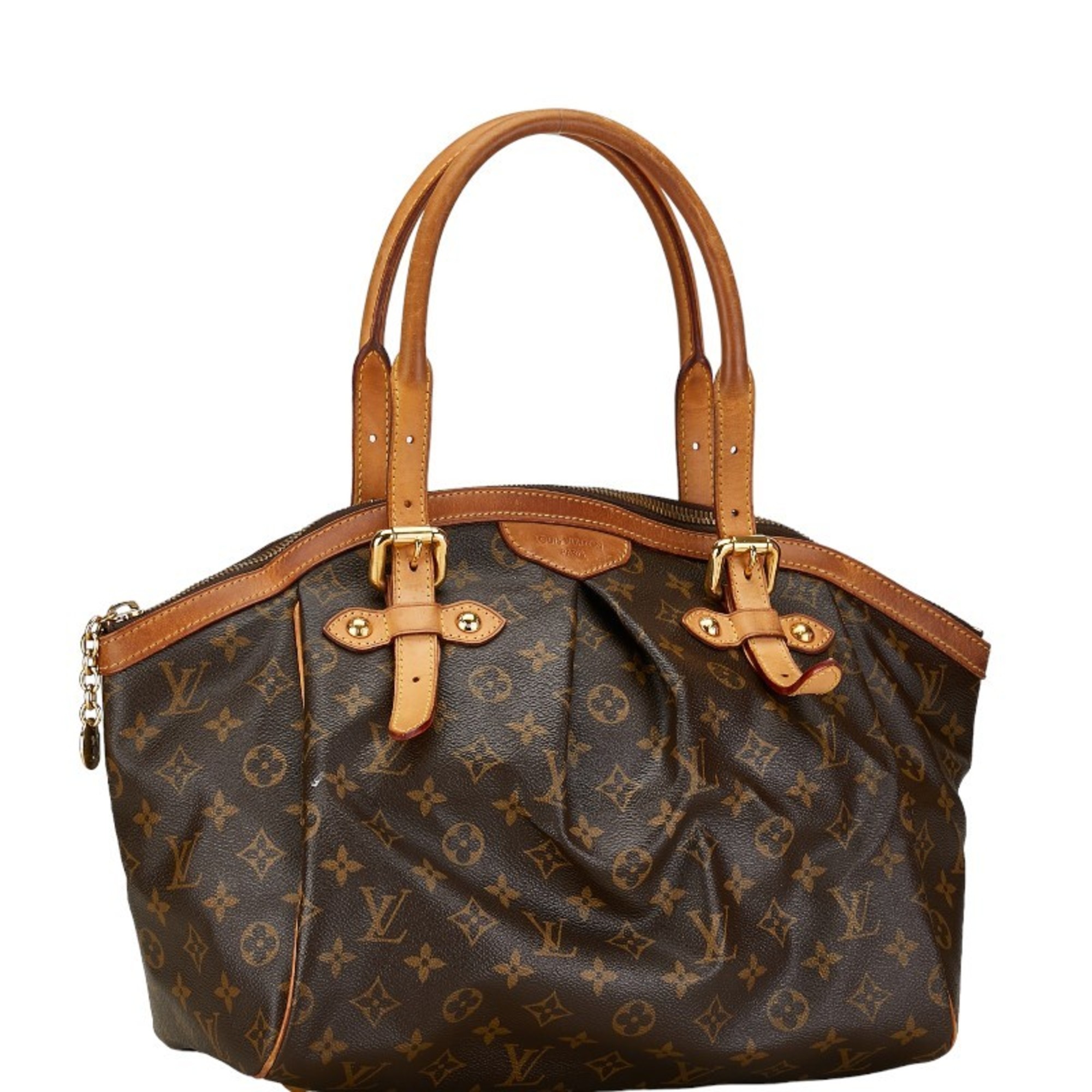 Louis Vuitton Monogram Tivoli GM Handbag M40144 Brown PVC Leather Women's LOUIS VUITTON