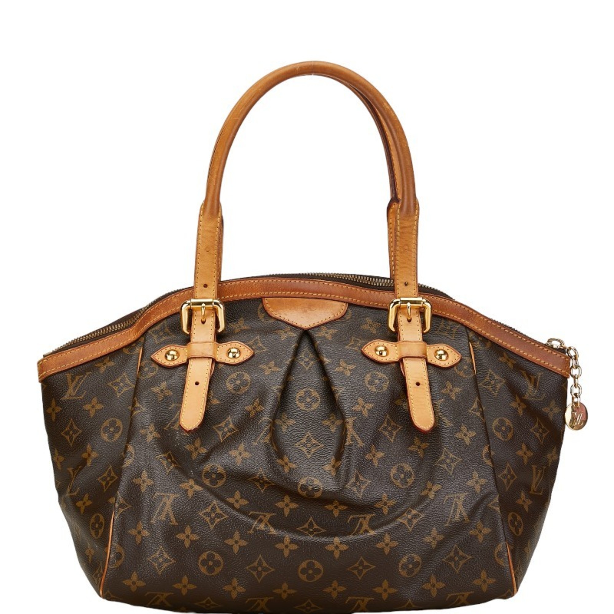 Louis Vuitton Monogram Tivoli GM Handbag M40144 Brown PVC Leather Women's LOUIS VUITTON