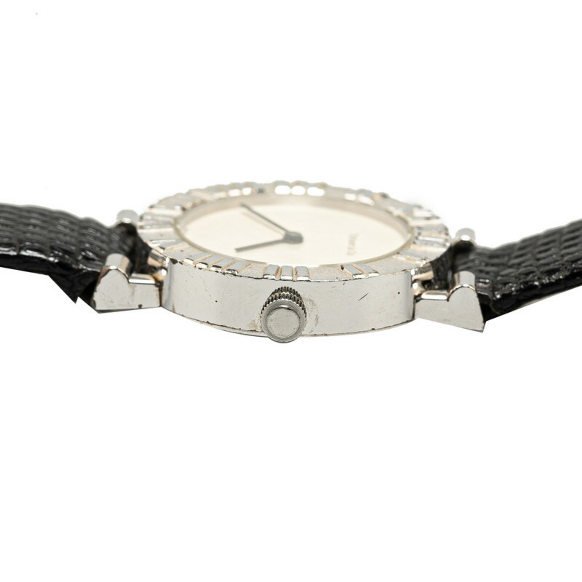 Tiffany Atlas Watch L0640 Quartz Stainless Steel Leather Ladies TIFFANY&Co.