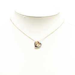 Tiffany Elsa Peretti Heart Necklace SV925 Silver K18PG Pink Gold Women's TIFFANY&Co.