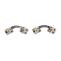 Hermes H Cube Square Cufflinks SV925 Silver Men's HERMES