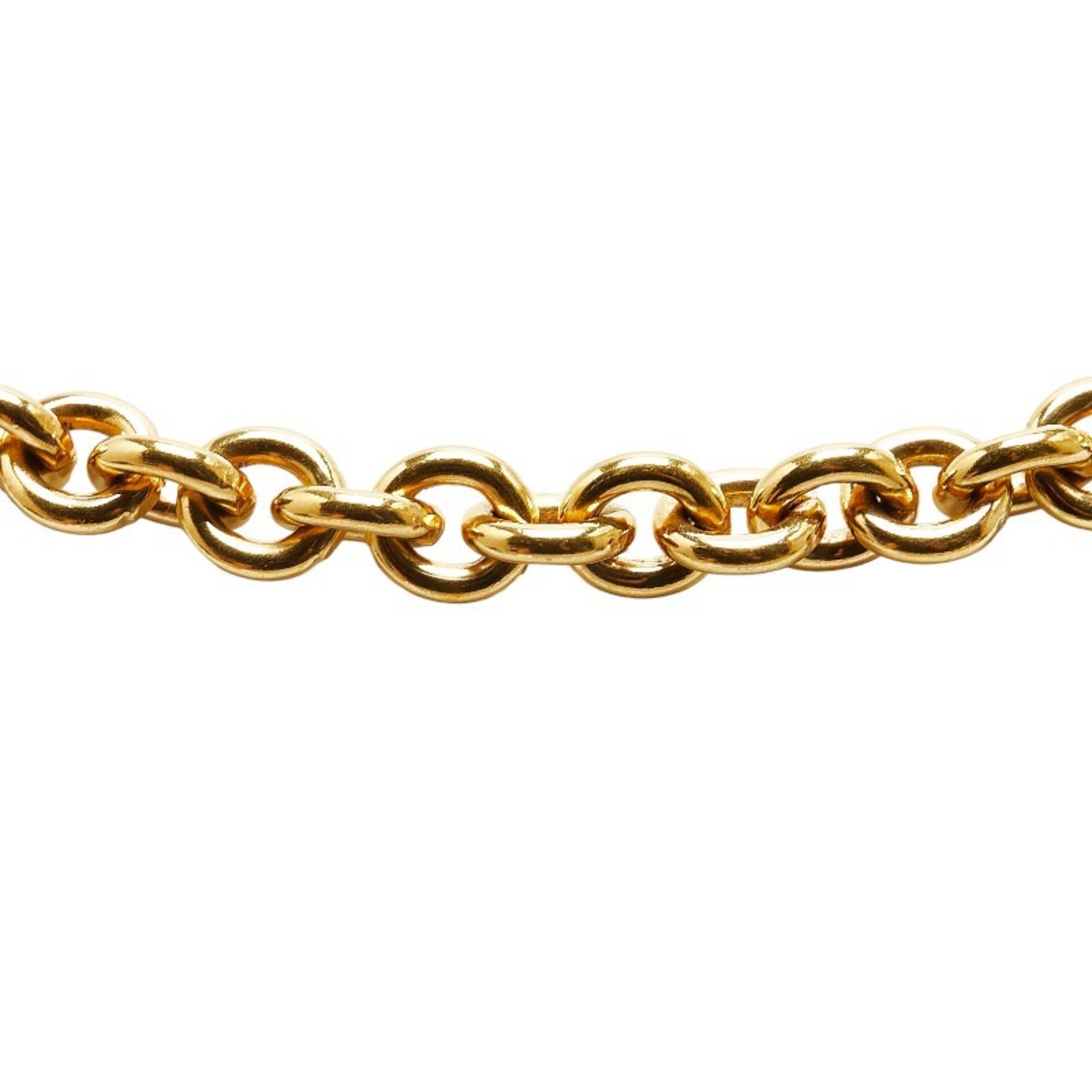 Chanel Chain Necklace Gold Plated Women's CHANEL