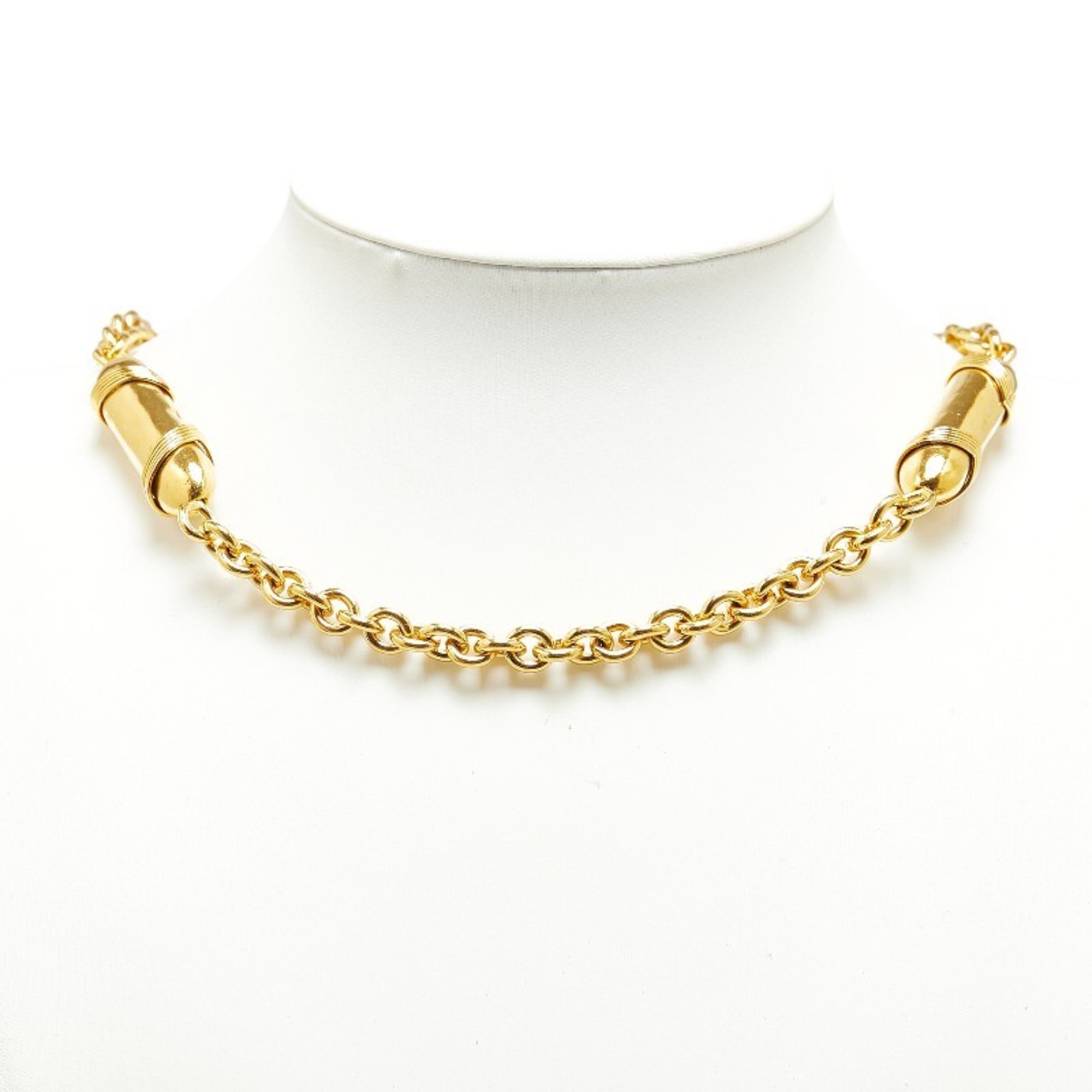 Chanel Chain Necklace Gold Plated Women's CHANEL