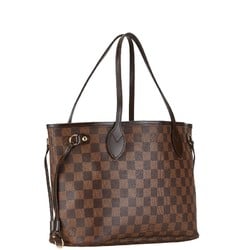 Louis Vuitton Damier Neverfull PM Handbag Tote Bag N41359 Brown PVC Leather Women's LOUIS VUITTON