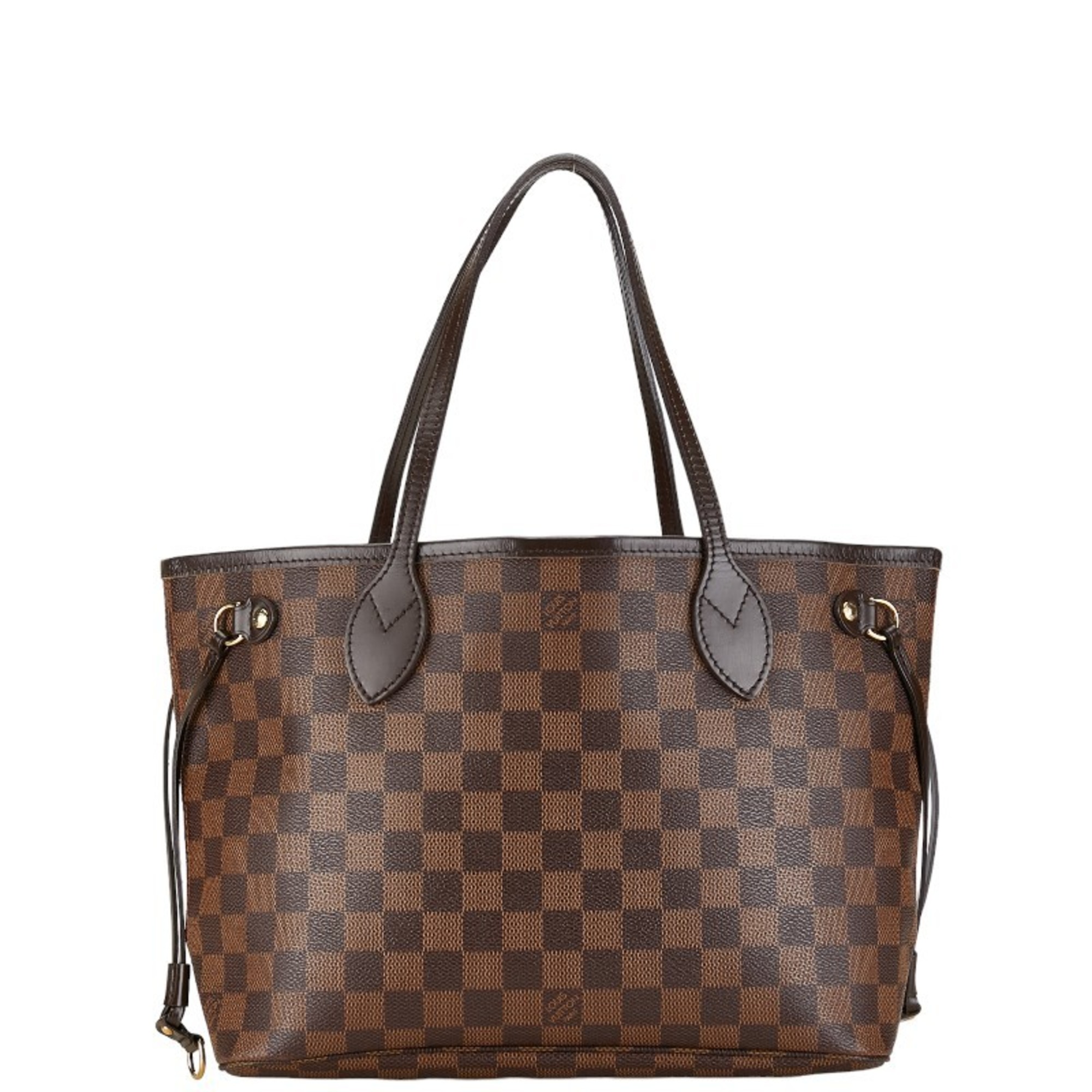 Louis Vuitton Damier Neverfull PM Handbag Tote Bag N41359 Brown PVC Leather Women's LOUIS VUITTON