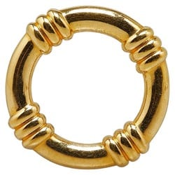 Hermes Bouhe Scarf Ring Gold Plated Women's HERMES