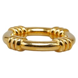 Hermes Bouhe Scarf Ring Gold Plated Women's HERMES