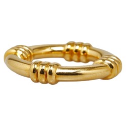 Hermes Bouhe Scarf Ring Gold Plated Women's HERMES