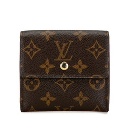 Louis Vuitton Monogram Portefeuille Elise Bi-fold Wallet M61654 Brown PVC Leather Women's LOUIS VUITTON