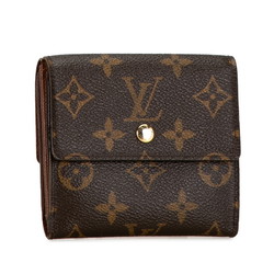 Louis Vuitton Monogram Portefeuille Elise Bi-fold Wallet M61654 Brown PVC Leather Women's LOUIS VUITTON