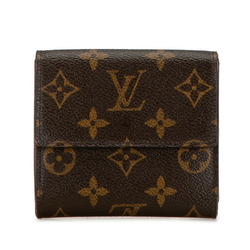 Louis Vuitton Monogram Portefeuille Elise Bi-fold Wallet M61654 Brown PVC Leather Women's LOUIS VUITTON