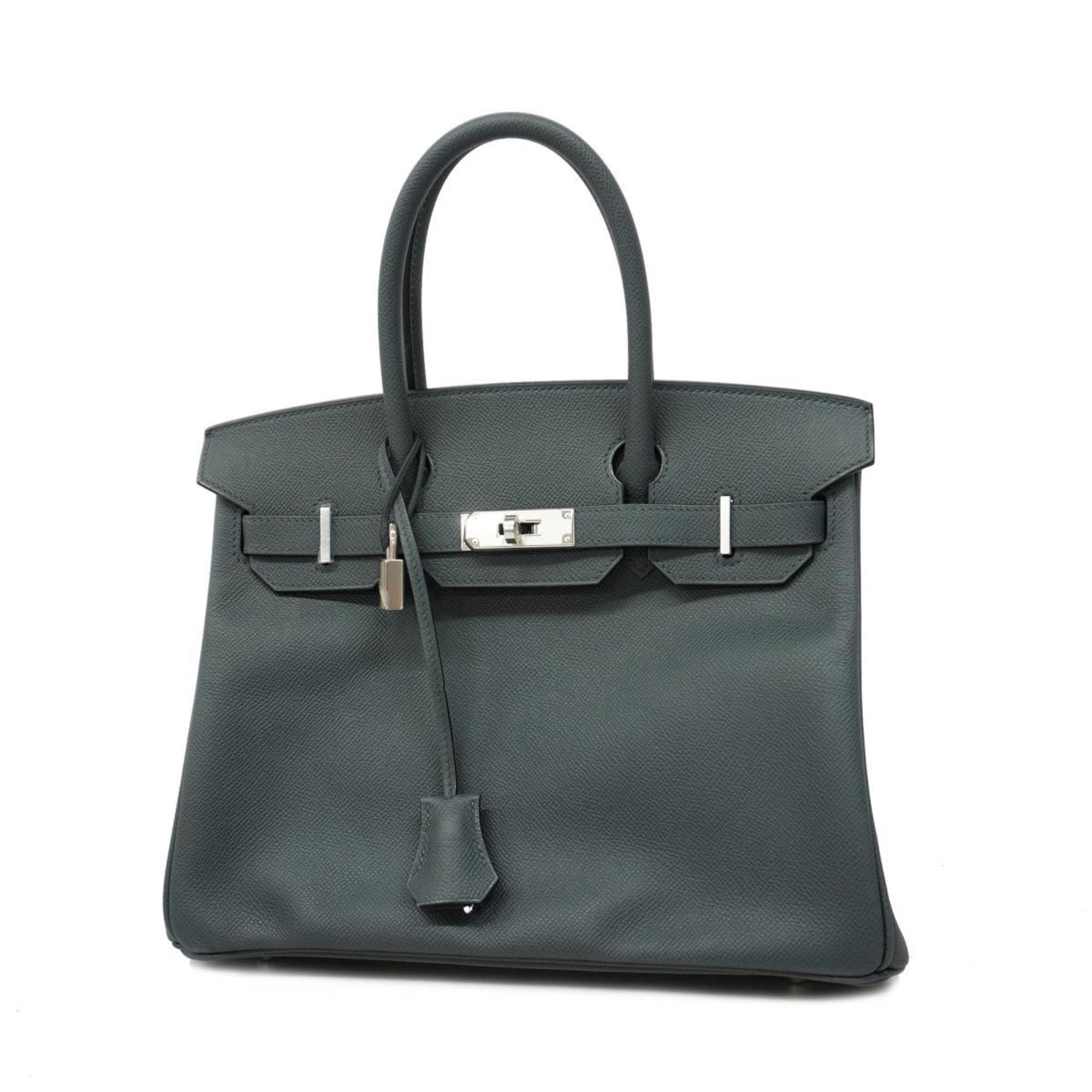 Hermes handbag Birkin 30 W engraved Epsom leather Grimisty for women