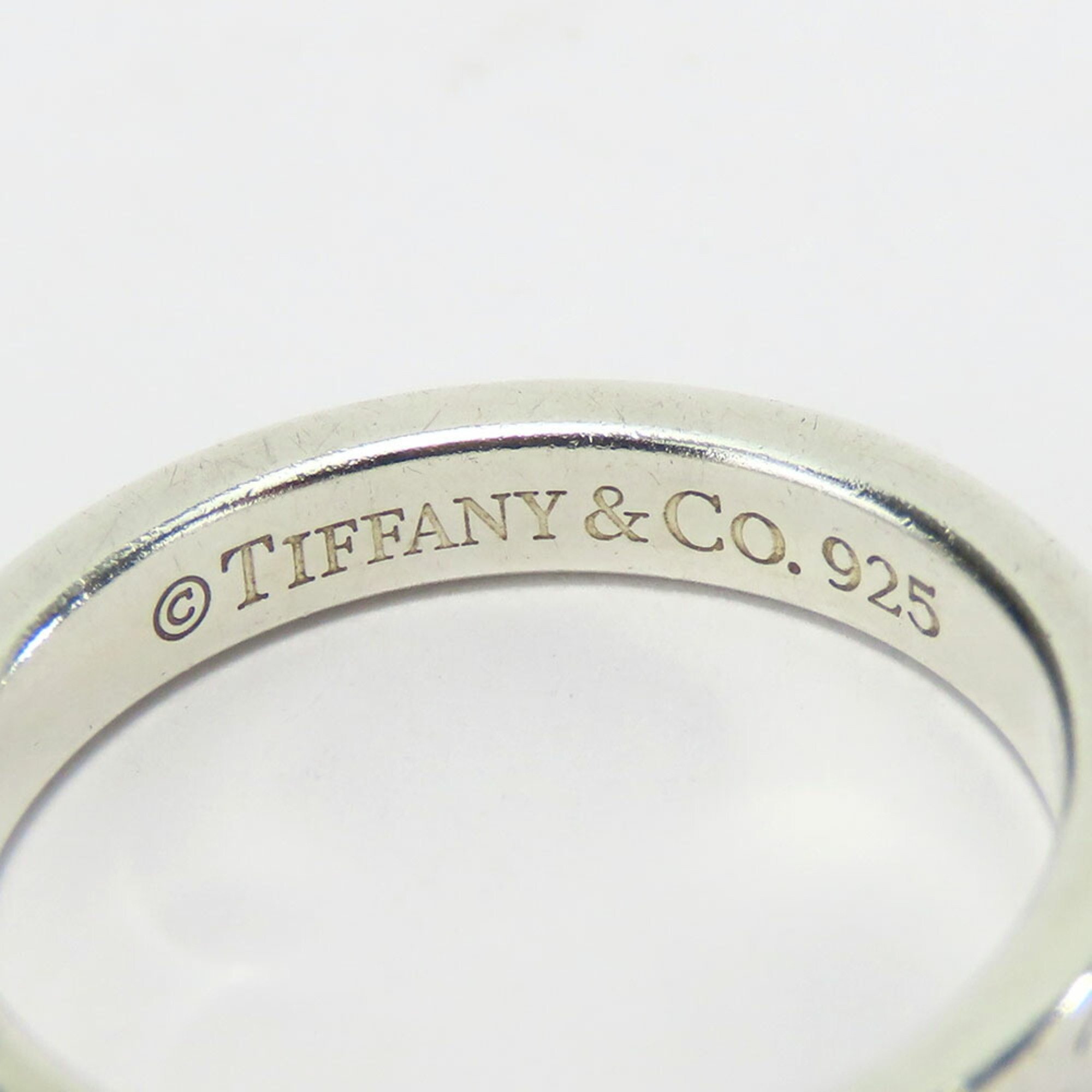 Tiffany Ring Notes Narrow Silver 925 Approx. 2.4g Accessories Women's TIFFANY&Co.