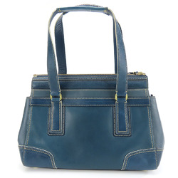 Coach handbag 11609 signature leather patent blue tote for women COACH