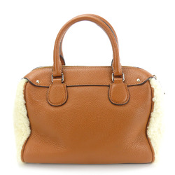 Coach handbag F36689 leather caramel ivory shoulder bag for women COACH