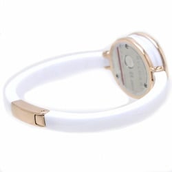 BVLGARI B.zero1 S size 12P diamond BZ23WSGCC 12 BZP23SGC White ceramic xK18PG Pink gold Ladies 39540 Watch