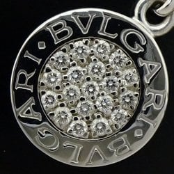 BVLGARI Charm Diamond Pendant Top K18WG White Gold 292223