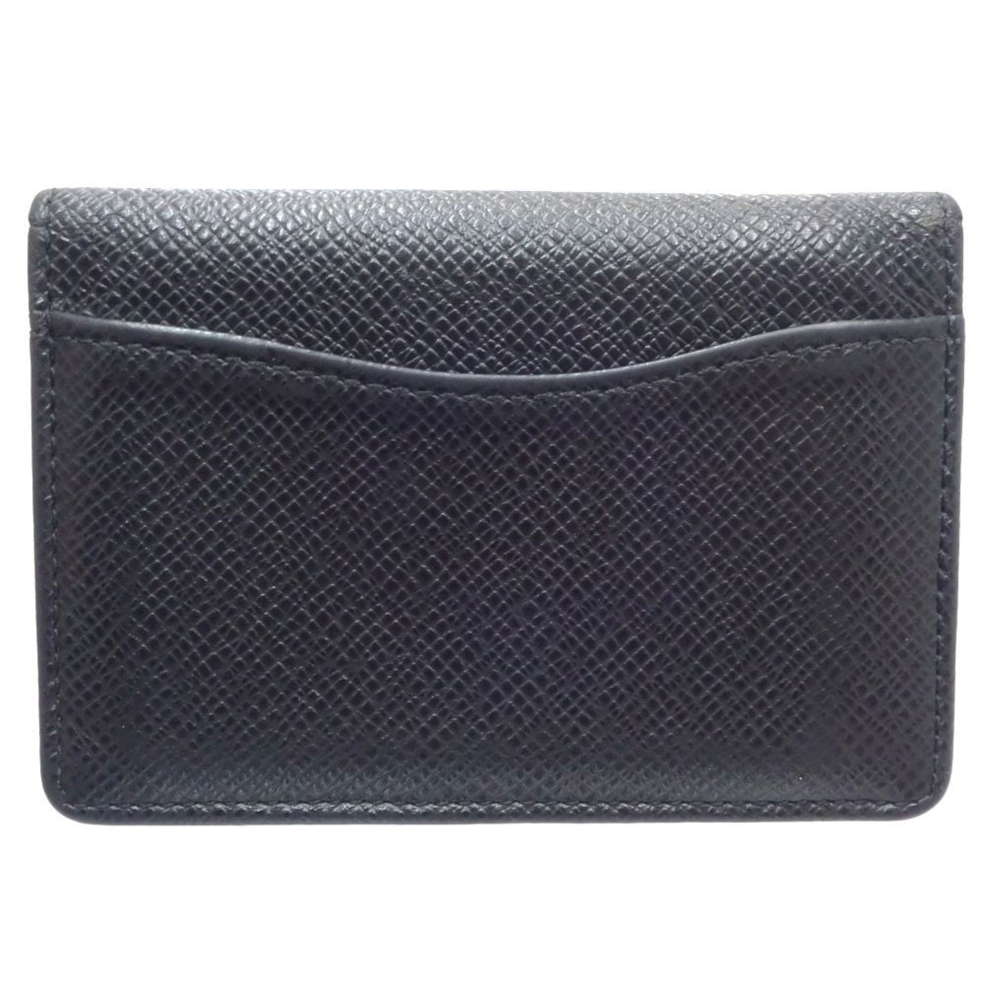 LOUIS VUITTON Louis Vuitton Taiga Business Card Holder, Case, M30512 Porte Carte Sample Ardoise 180641