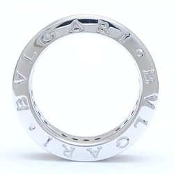 BVLGARI B.zero1 Ring, Rhodolite Garnet, 1 Band, XS #53, B.zero1, K18WG, White Gold, 292195