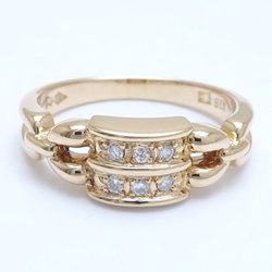 SEIKO Diamond Ring K18YG Yellow Gold 292231