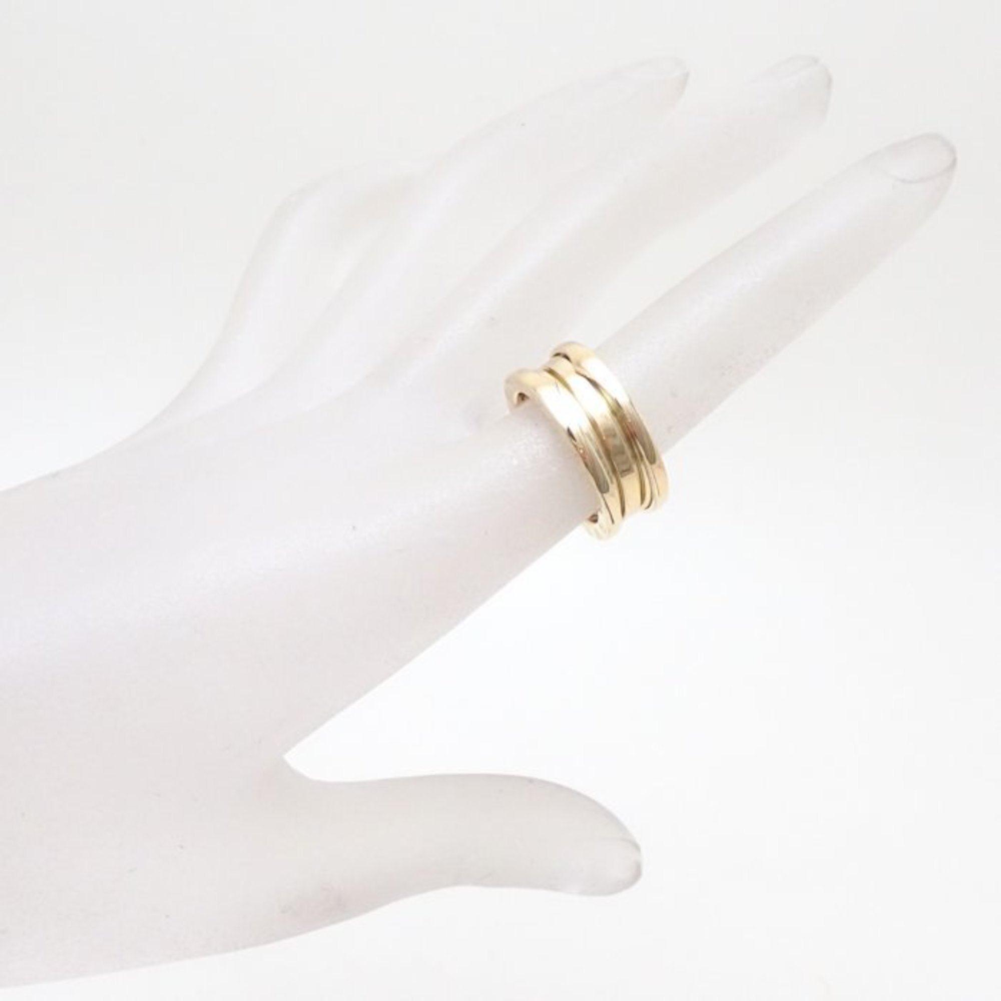 BVLGARI B.zero1 Ring 3 Bands S #52 K18YG Yellow Gold 292191