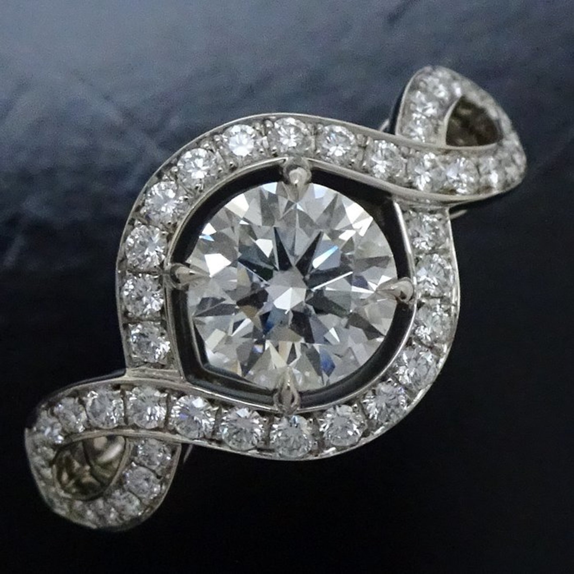 HARRY WINSTON Harry Winston Lily Cluster Engagement Ring Diamond 0.72ct E.VS1.3Excellent RGDPRD007LC Pt950 Platinum 292241