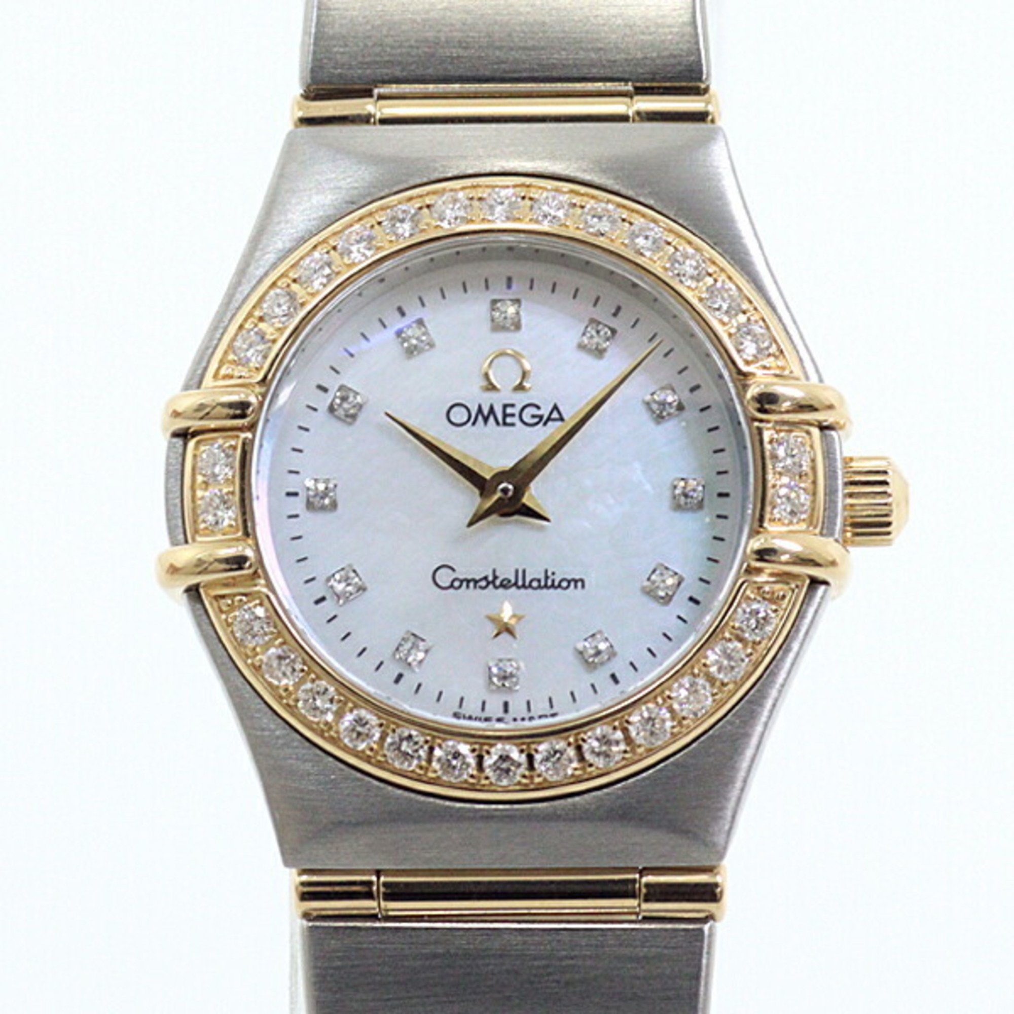 OMEGA Constellation 1267.75 Ladies Watch, White Shell Dial, Quartz, Finished